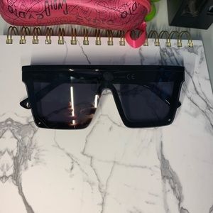 Black Over sized Glasses